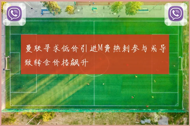 曼联寻求低价引进M费热刺参与或导致转会价格飙升